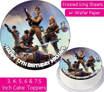 Fortnite Personalised Cake Topper