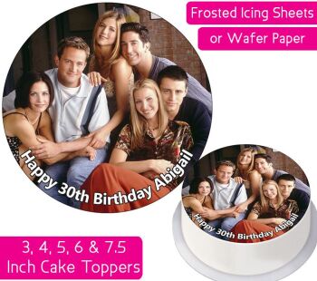 Friends Gang Personalised Cake Topper