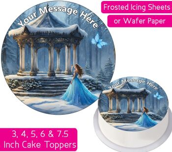 Frozen Princess Personalised Cake Topper