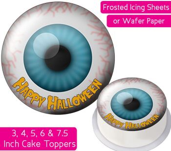 Halloween Eye Personalised Cake Topper