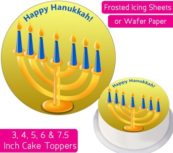 Hanukkah Personalised Cake Topper