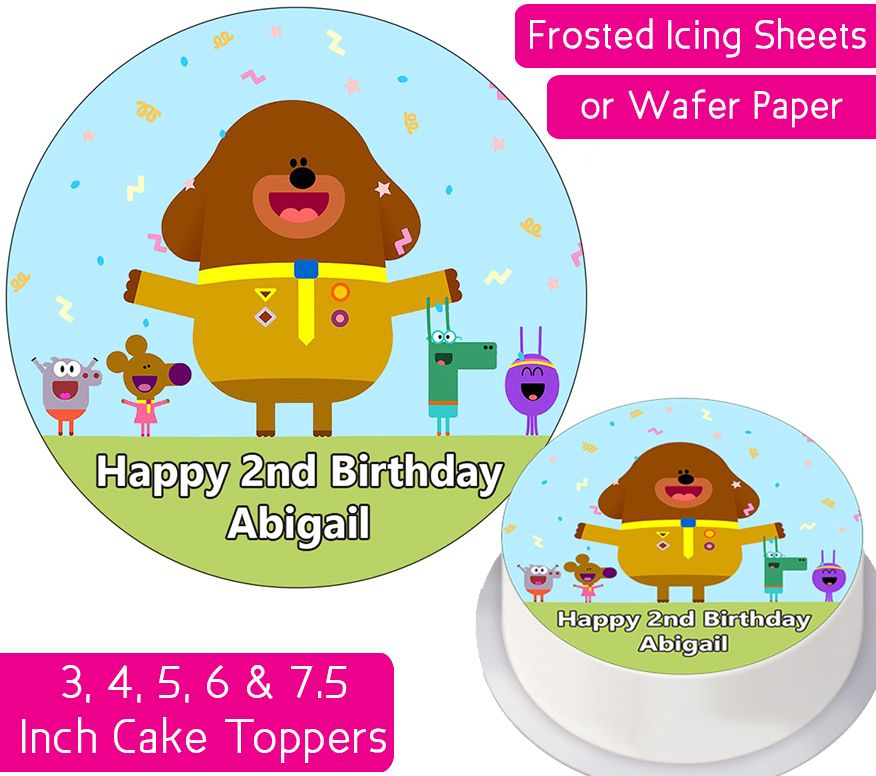 Hey Duggee Personalised Cake Topper