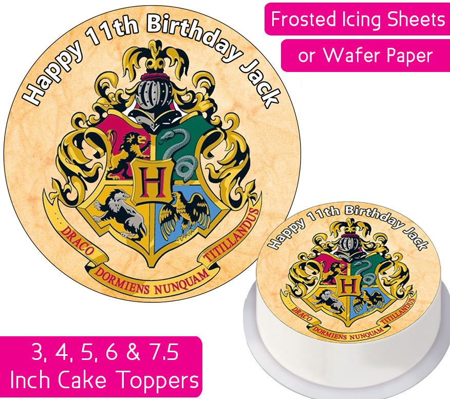 Hogwarts Personalised Cake Topper