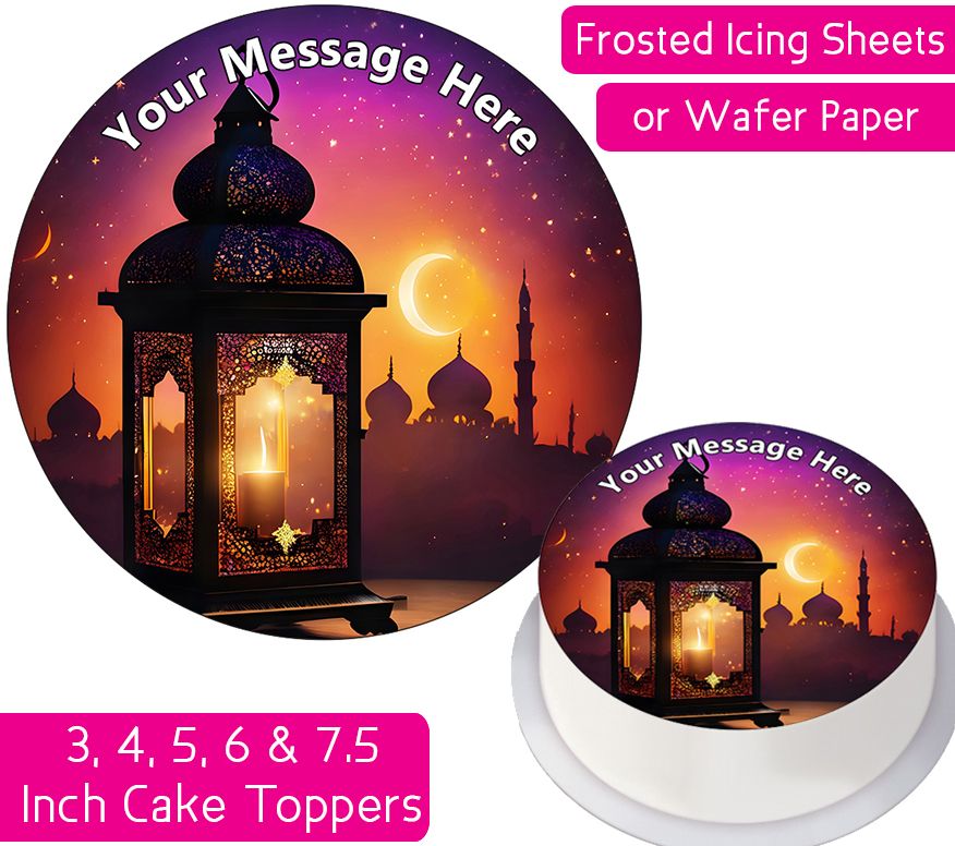 Lantern Personalised Cake Topper