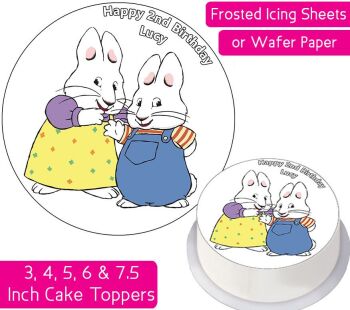 Max & Ruby Personalised Cake Topper