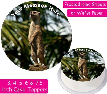 Meerkat Personalised Cake Topper