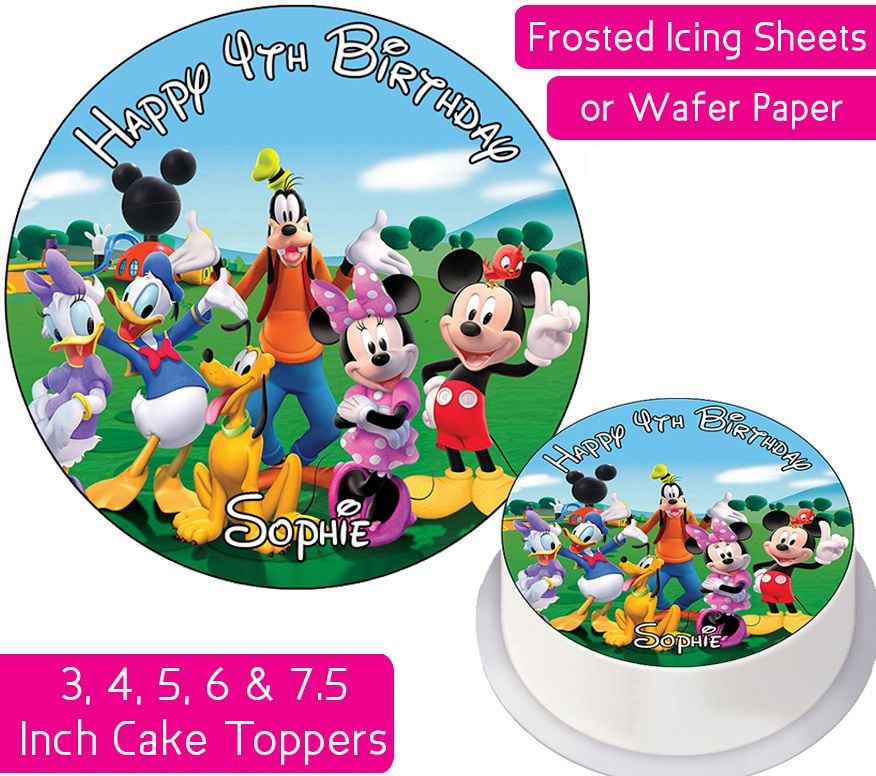 Mickey Mouse Clubhouse Personalised Cake Topper