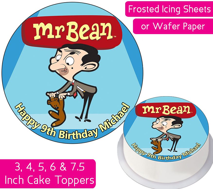 Mr Bean Personalised Cake Topper