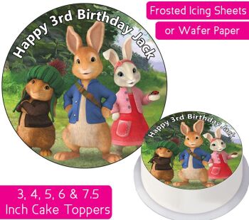 Peter Rabbit Personalised Cake Topper