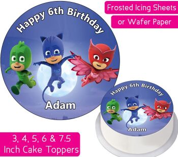 PJ Masks Personalised Cake Topper