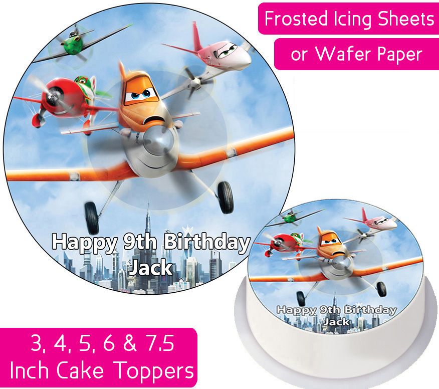 Planes Group Personalised Cake Topper