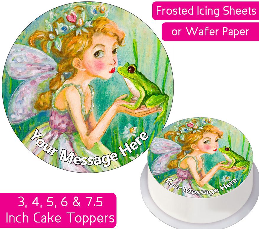 Princess and Frog Personalised Cake Topper