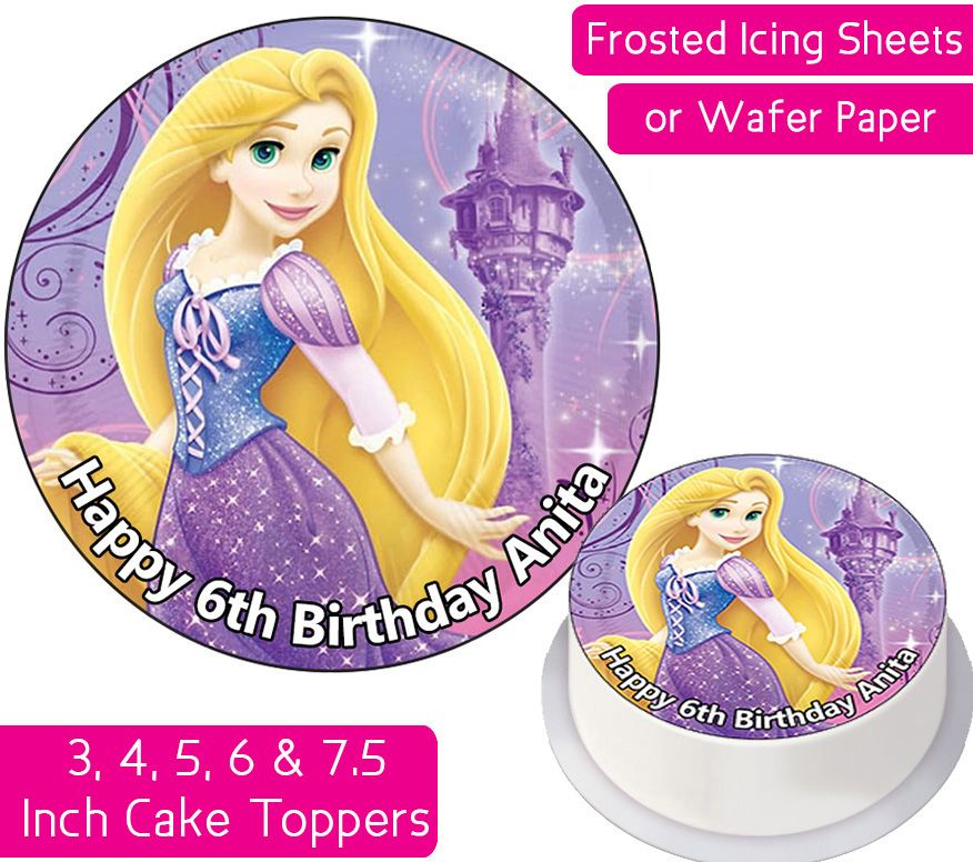 Rapunzel Personalised Cake Topper