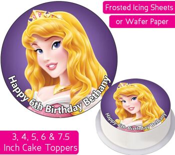 Sleeping Beauty Personalised Cake Topper