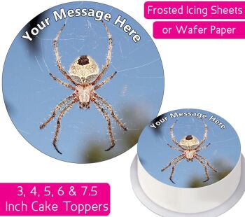Spider Personalised Cake Topper