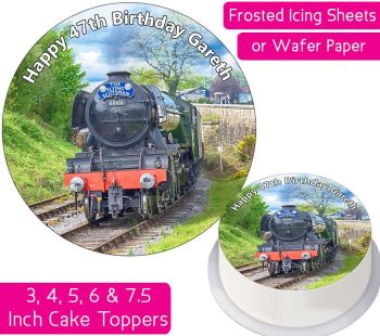 Steam Train Personalised Cake Topper