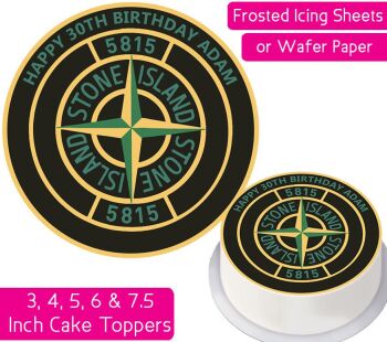 Stone Island Personalised Cake Topper