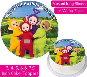 Teletubbies Personalised Cake Topper