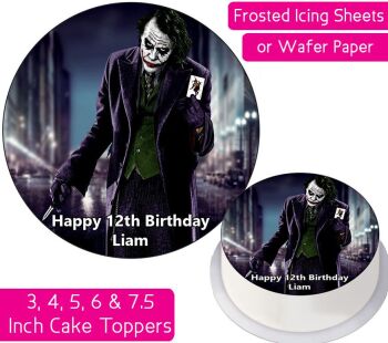 The Joker Personalised Cake Topper