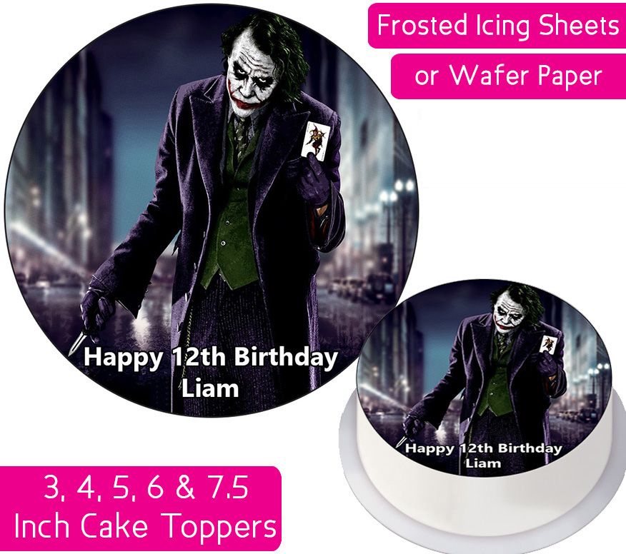 The Joker Personalised Cake Topper