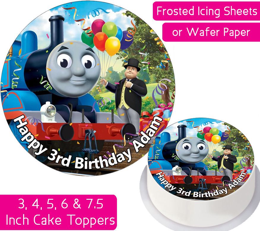 Thomas The Tank Engine Personalised Cake Topper