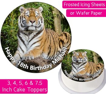 Tiger Personalised Cake Topper