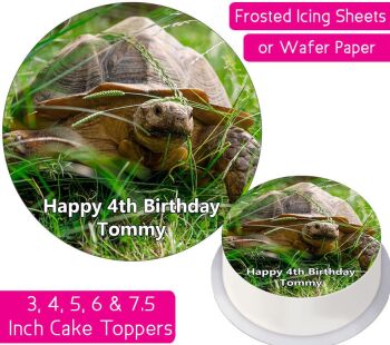 Tortoise Personalised Cake Topper