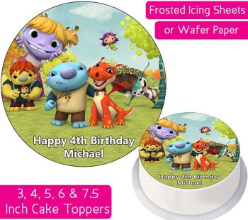 Wallykazam Gang Personalised Cake Topper