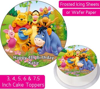 Winnie The Pooh Personalised Cake Topper