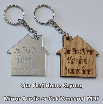 Our First Home, 1 x Keyring