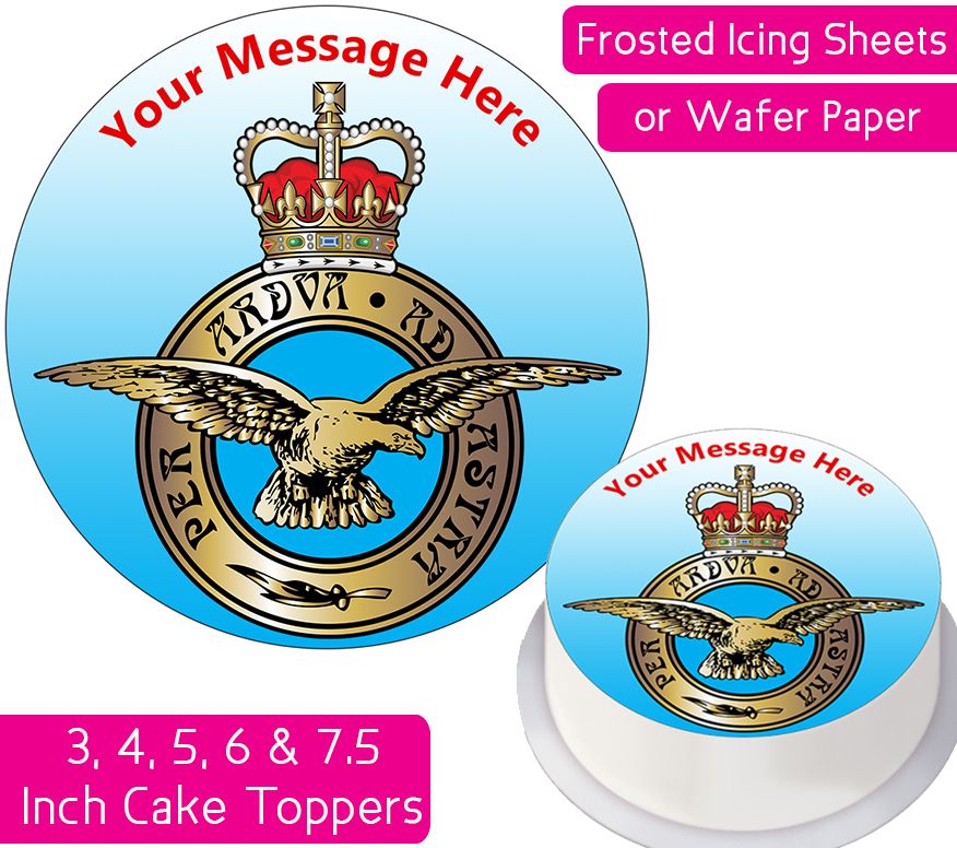 Royal Air Force Personalised Cake Topper