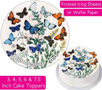 Butterflies Personalised Cake Topper