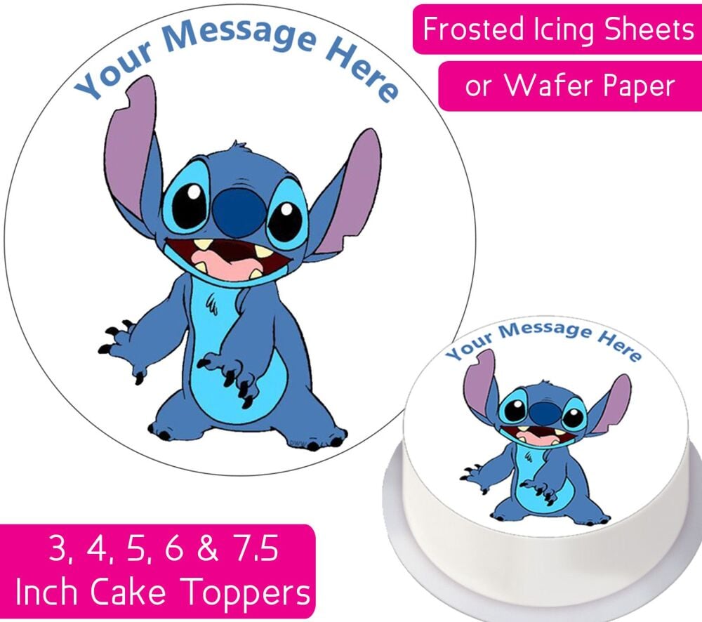 Stitch Personalised Cake Topper