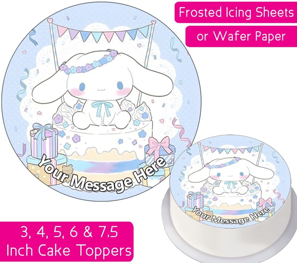 Cinnamoroll Personalised Cake Topper