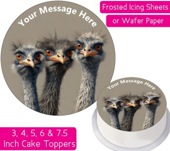 Emu Group Personalised Cake Topper
