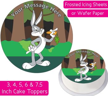 Bugs Bunny Personalised Cake Topper