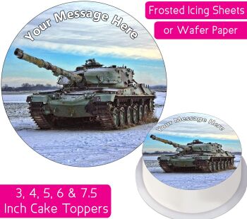 Army Tank Personalised Cake Topper