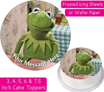 Kermit The Frog Personalised Cake Topper