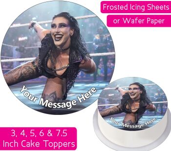 Rhea Ripley Personalised Cake Topper