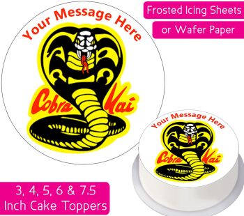 Cobra Kai Personalised Cake Topper