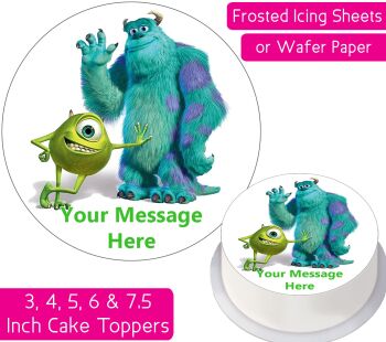 Monsters Inc Personalised Cake Topper