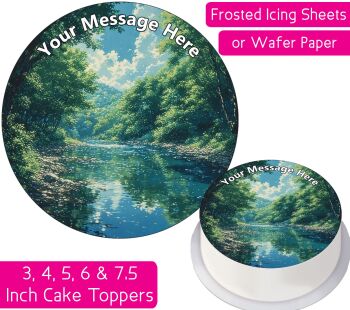 Beautiful River Personalised Cake Topper