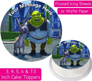 Shrek Donkey Personalised Cake Topper
