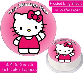 Hello Kitty Personalised Cake Topper