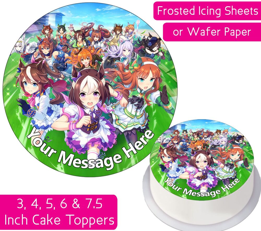 Umamusume Pretty Derby Personalised Cake Topper