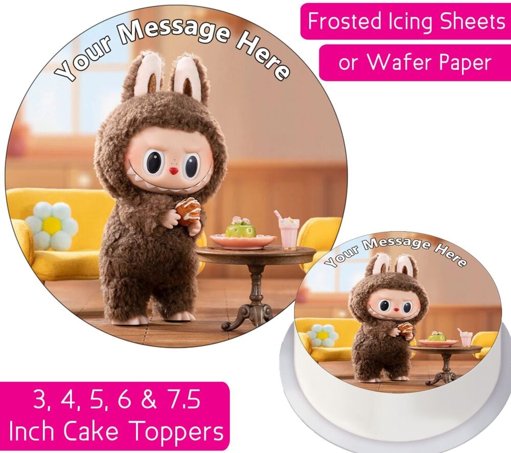 Labubu Personalised Cake Topper