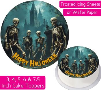 Skeleton Gang Personalised Cake Topper