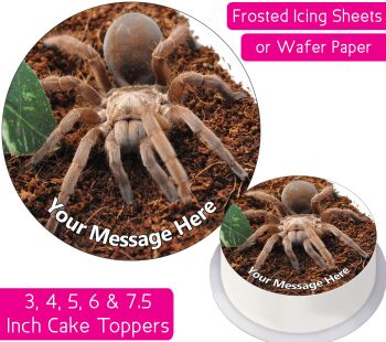Tarantula Personalised Cake Topper