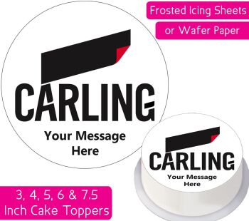 Carling Logo Personalised Cake Topper