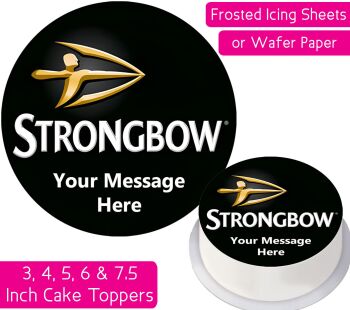 Strongbow Logo Personalised Cake Topper